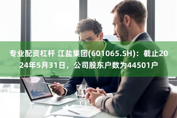 专业配资杠杆 江盐集团(601065.SH)：截止2024年5月31日，公司股东户数为44501户