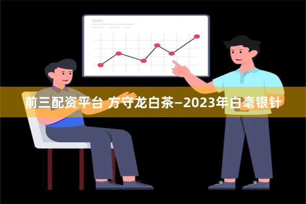 前三配资平台 方守龙白茶—2023年白毫银针