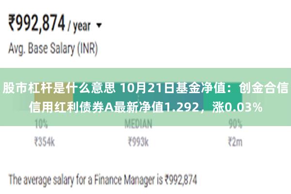 股市杠杆是什么意思 10月21日基金净值：创金合信信用红利债券A最新净值1.292，涨0.03%