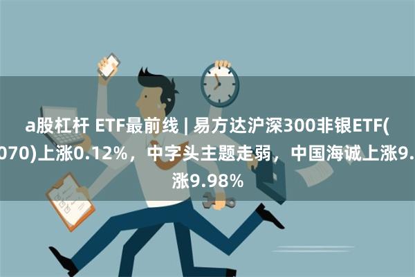 a股杠杆 ETF最前线 | 易方达沪深300非银ETF(51