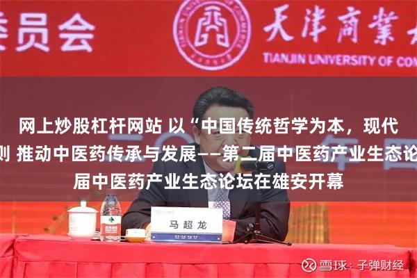 网上炒股杠杆网站 以“中国传统哲学为本，现代科学为用”原则 推动中医药传承与发展——第二届中医药产业生态论坛在雄安开幕