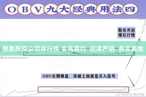 股票配资公司排行榜 会风简约  纪律严明  务实高效